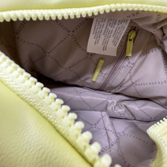 Steve Madden BJayaa Neon Green Convertible Sling Backpack Crossbody Tik Tok NWT - Picture 10 of 12